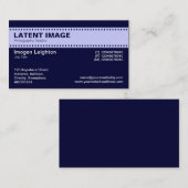 Filmstrips - Powder Blue met DK Navy Visitekaartje (Voorkant / Achterkant)