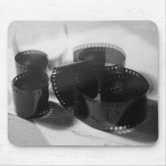 filmstrips van 35 mm in zwart-wit muismat
