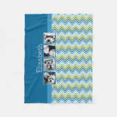 Filmstrips voor donkerkleurige kleuren fotocollage fleece deken (Voorkant)