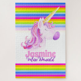 Filmstrips voor eenhoornregenboog legpuzzel