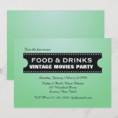 Filmstrips voor eten en Drinken Kaart (Voorkant / Achterkant)