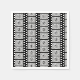 Filmstrips voor filmfilmpjes Napels Servet