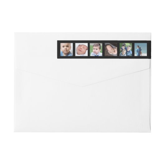 Filmstrips voor fotocollage, omwikkellabel (Achterkant)