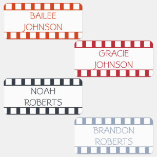 Filmstrips Winterspecerijkleur Gecodeerde kleding  Labels