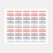 Filmstrips Winterspecerijkleur Gecodeerde kleding  Labels (Vel)