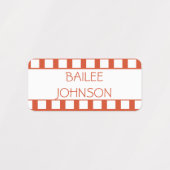 Filmstrips Winterspecerijkleur Gecodeerde kleding  Labels (Design 1)