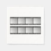 Filmstroken zwart-wit servet (Voorkant)