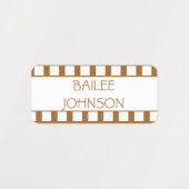 Filmstrook Bos Kleur Gecodeerde Kleding Naam Labels (Design 1)
