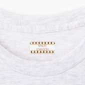 Filmstrook Bos Kleur Gecodeerde Kleding Naam Labels (Aangebracht)