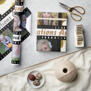Filmstrook Foto Frames Gift Wrap Cadeaupapier