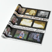 Filmstrook Foto Frames Gift Wrap Cadeaupapier (Uitgerold)