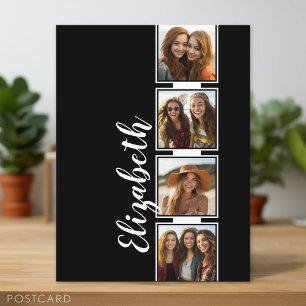 Filmstrook Frame 4 Foto Collage Vierkanten Briefkaart