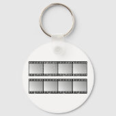 Filmstrook Frames Zwart en Wit Sleutelhanger (Voorkant)