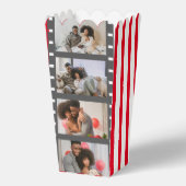 Filmstrook Gestreept Gepersonaliseerde Trouwdag Bedankdoosjes (Voorkant)