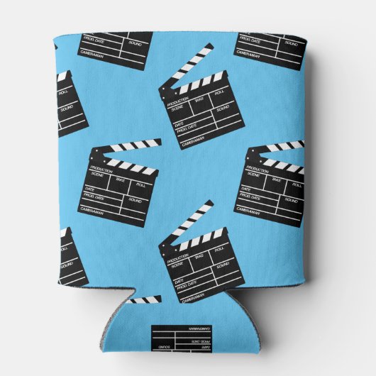 Filmstudio Clapperboard Patterned Blikjeskoeler (Achterkant)