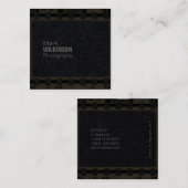 Filmtape negatief lijst vierkante visitekaartje (Voorkant / Achterkant)