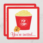 Filmtheater Birthday Kaart (Voorkant / Achterkant)