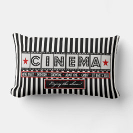 Filmtheater Cinema Stripe Pillow-red accent Kussen