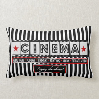 Filmtheater Cinema Stripe Pillow-red accent Kussen