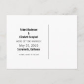 Filmtheater Foto Opslaan Datum Briefkaart Blauw (Achterkant)