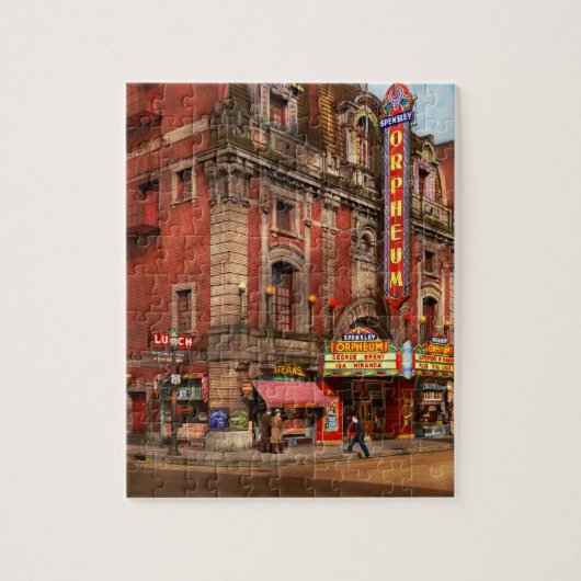 Filmtheater - het orpheumtheater 1940 legpuzzel (Verticaal)