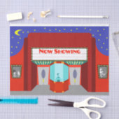 Filmtheater in Retro Tissuepapier (Craft)