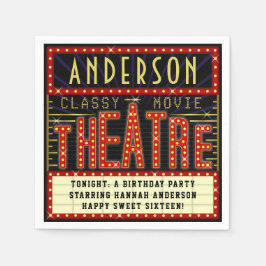 Filmtheater Marquee Cinema Birthday Party | Naam Servet