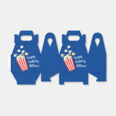 Filmtheater Popcorn Birthday Party Bedankdoosjes (Uitgevouwen)