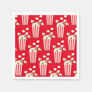 Filmtheater Popcorn Birthday Party Napkins Servet