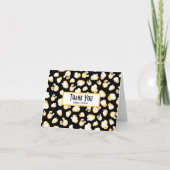 Filmtheater Popcorn Pattern Birthday Bedankt (Voorkant)