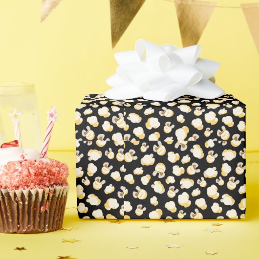 Filmtheater Popcorn Theme Birthday Party Cadeaupapier (Verjaardagsfeest)
