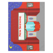 Filmtheater Retro Tablecloth Tafelkleed (Voorkant)