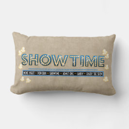 Filmtheater Showtime Pillow - Blue Accent Kussen
