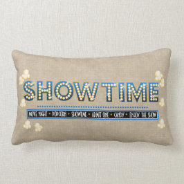 Filmtheater Showtime Pillow - Blue Accent Kussen