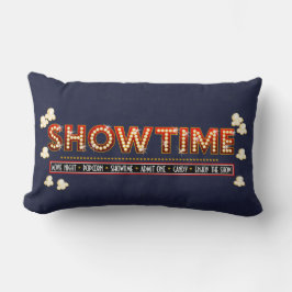Filmtheater Showtime Pillow - Navy background Kussen