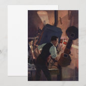 Filmtheaterprojectionist, Vintage Business (Voorkant / Achterkant)
