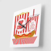 Filmtheatervoedsel en -Drinken Vierkante Klok (Hoek)