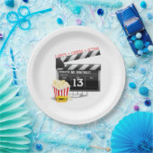 Filmthema 13e verjaardag papieren bordje (Feest)