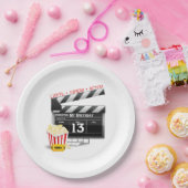 Filmthema 13e verjaardag papieren bordje (Feest)