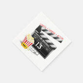 Filmthema 13e verjaardag servetten (Hoek)