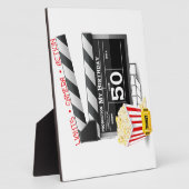 Filmthema 50e verjaardag fotoplaat (Zijkant)