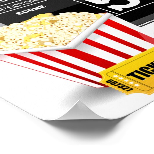 Filmthema 50e verjaardag poster (Hoek)