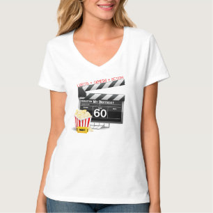 Filmthema 60e verjaardag t-shirt