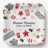 Filmthema Afstuderen Papieren Bordje (Voorkant)