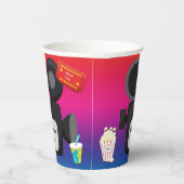Filmthema Birthday Personalized Popcorn Drink Papieren Bekers (Rechts)