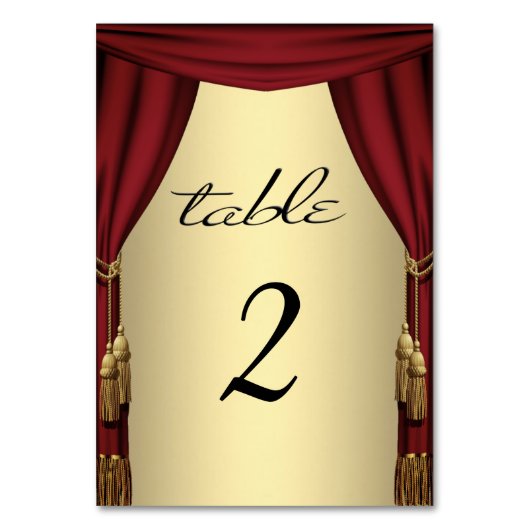 Filmthema Gold-tabelnummers Kaart (Voorkant)