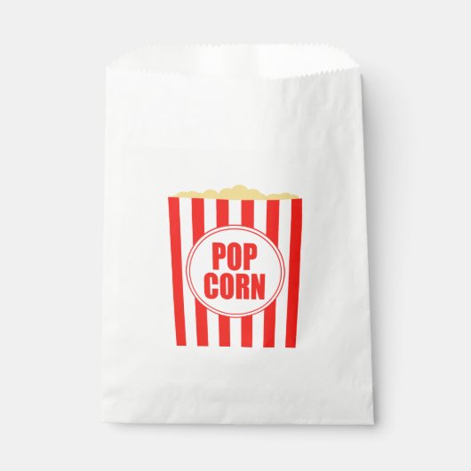 Filmthema Popcorn Design Bedankzakje (Voorkant)