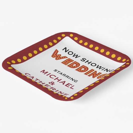 Filmthema Weddenschap selectiekader Papieren Bordje (Gebogen)