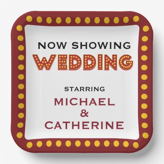 Filmthema Weddenschap selectiekader Papieren Bordje (Voorkant)