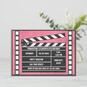 Filmthuispartij Clapboard Red Kaart (Staand voorkant)